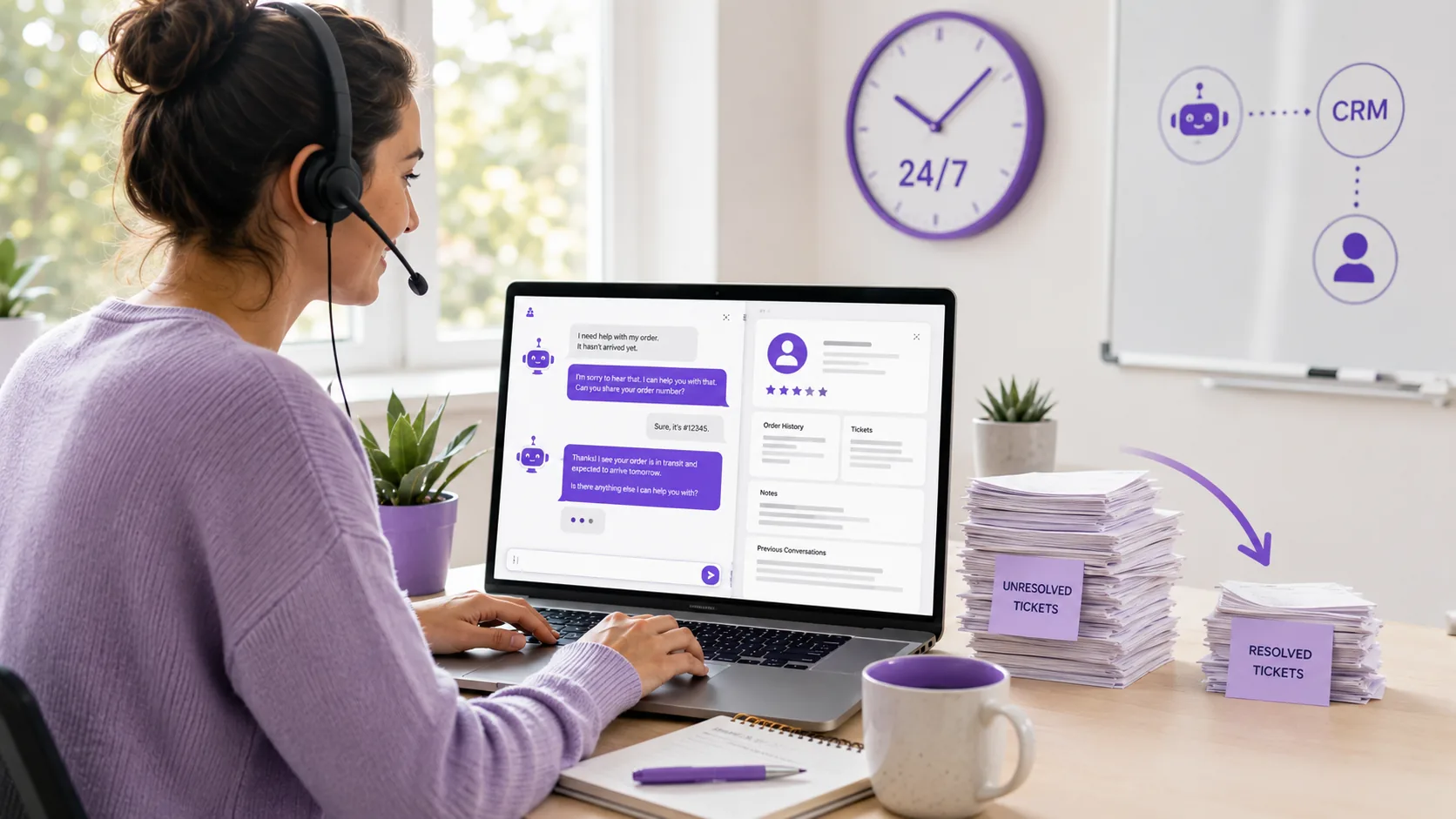 Illustration for How AI chatbots improve SMB customer support: practical overview