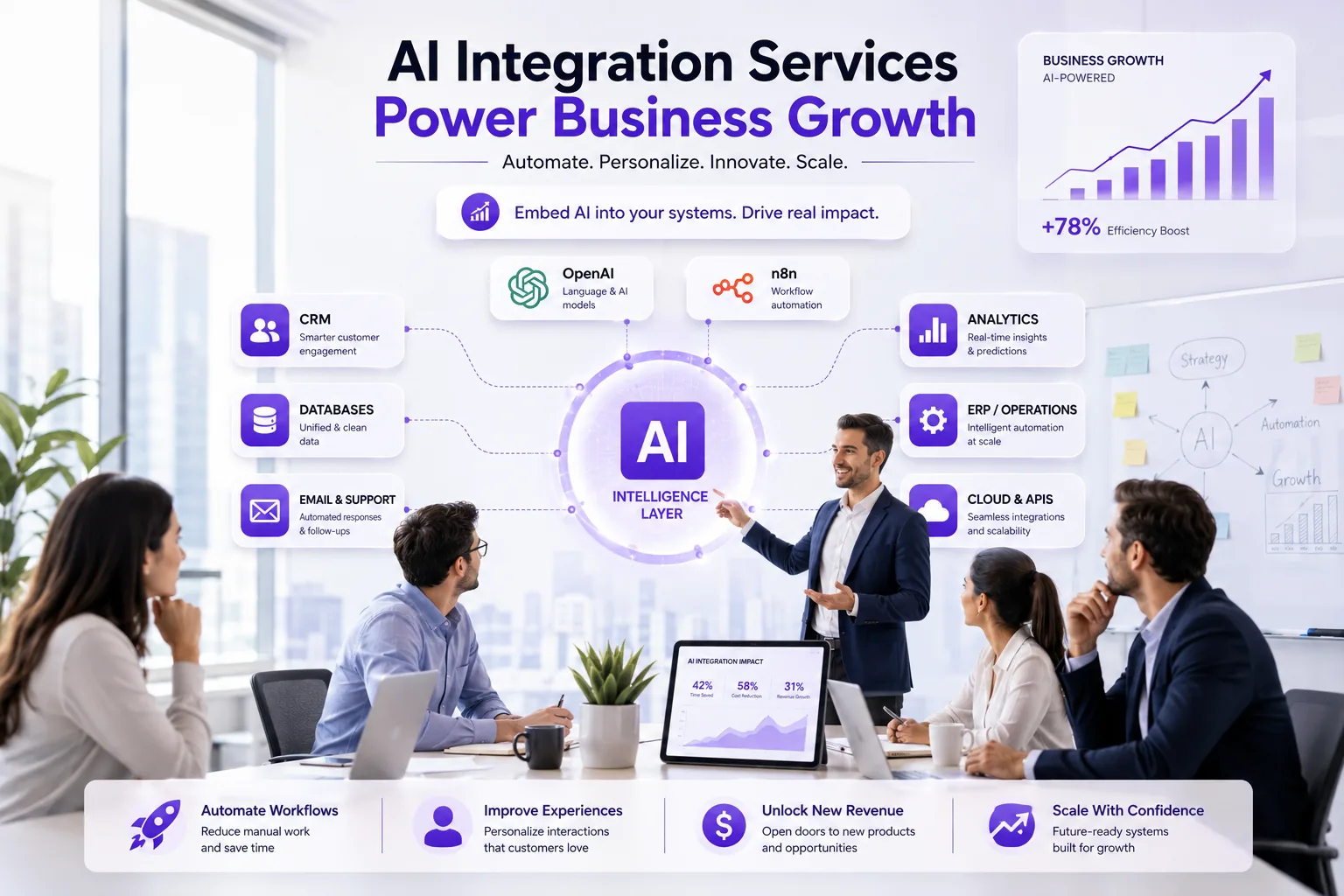 AI Integration Services: How to Seamlessly Embed AI into Your Business Systems