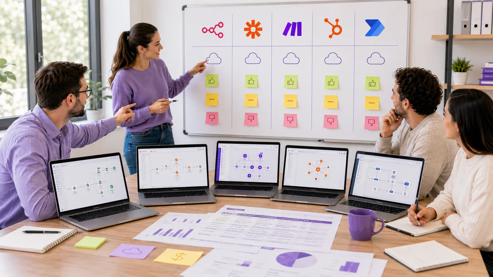 Illustration for Comparison of popular workflow automation tools for small businesses