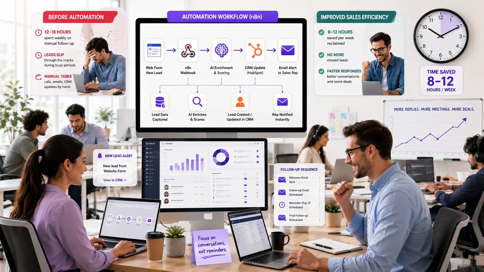 Illustration for Illustrative Case Study: Lead Follow-Up Automation