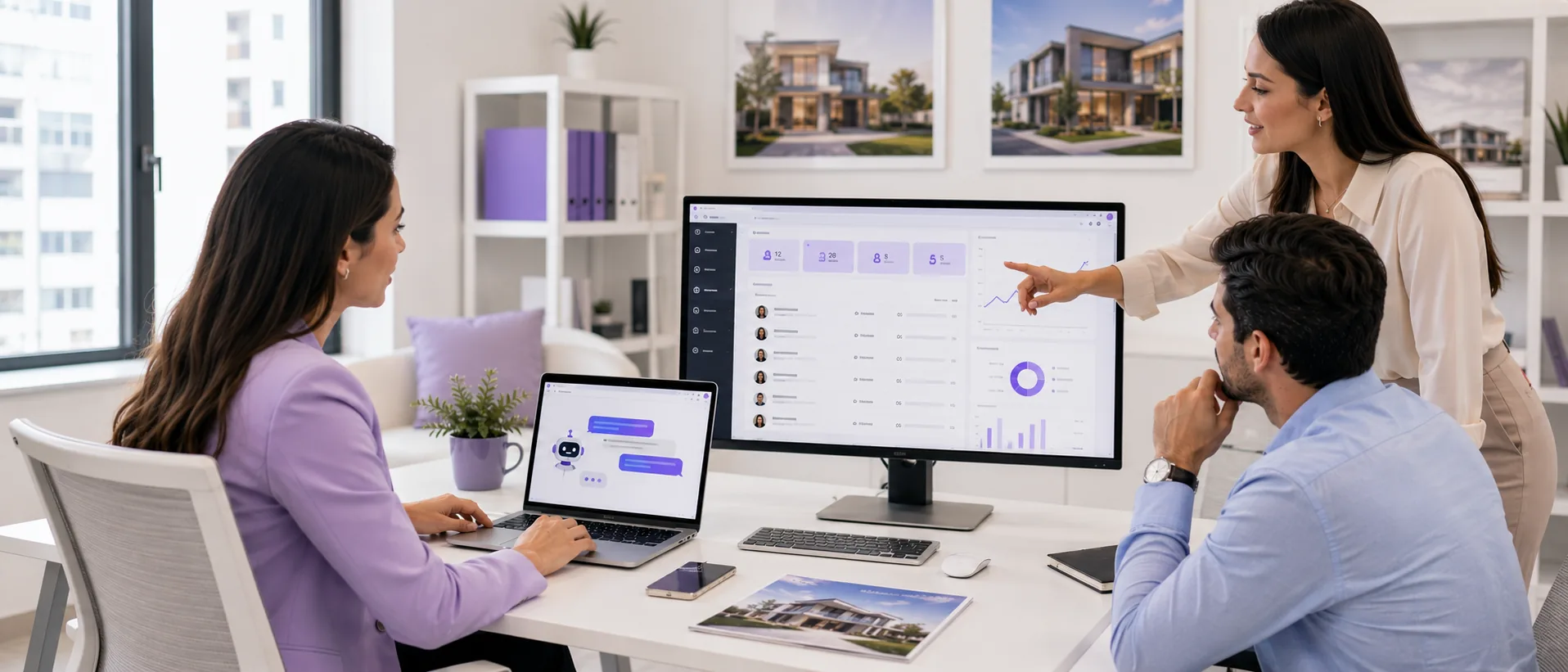 Real estate lead automation with AI chatbots and CRM sync