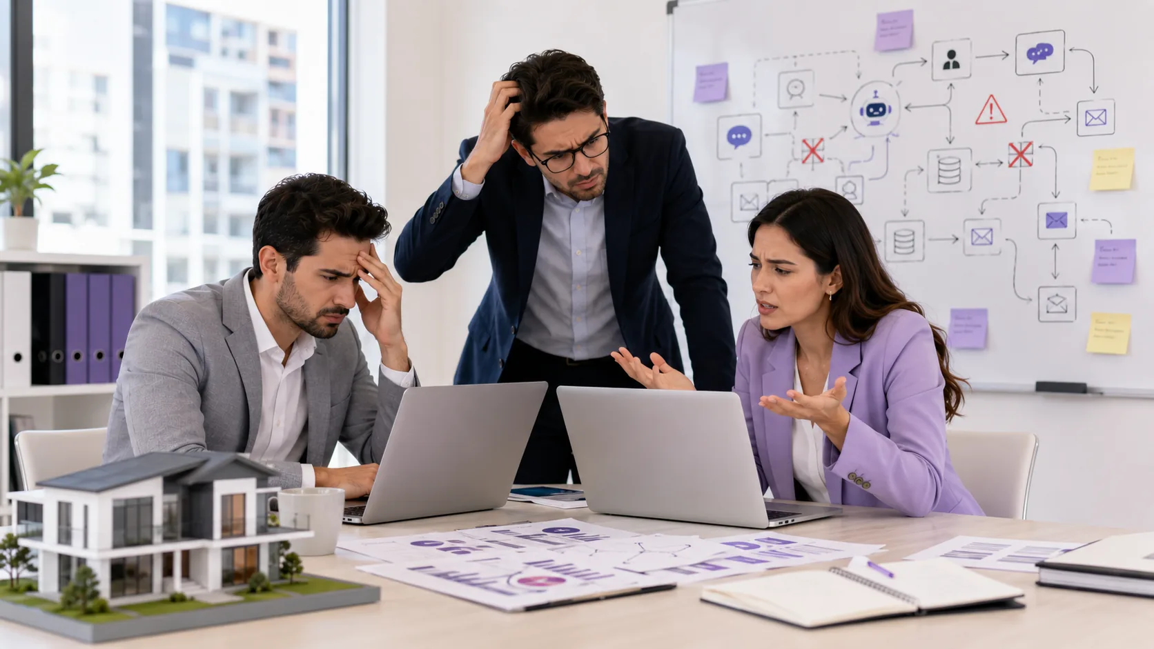 Illustration for Common mistakes when automating real estate lead capture